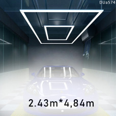 LED правоъгълно осветление за таван на гараж – DUa574